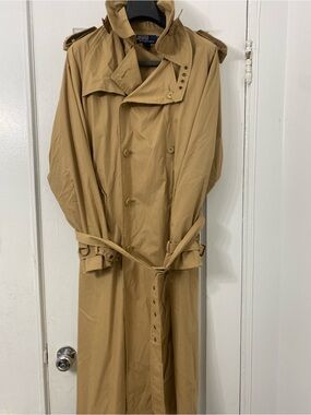 Polo by Ralph Lauren Khaki Trench Coat with Belt